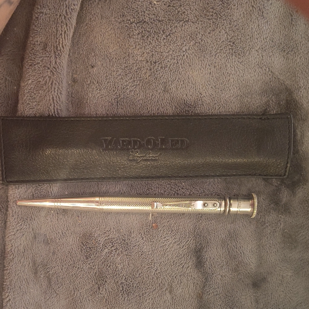 Yard-O-Led Edwardian 925 Silver Ballpoint Pen Twist